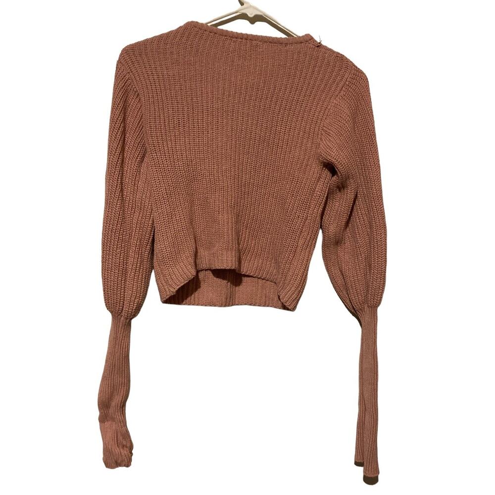 Pink Knit‎ Cropped Sweater
